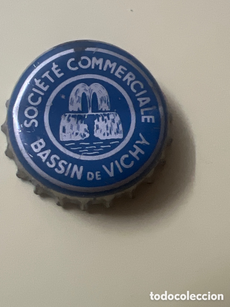 Otras botellas y bebidas antiguas de colecci&oacute;n: T4/X127/K1. CHAPA AGUA - FRANCIA - Soci&eacute;t&eacute; Commerciale Bassin de Vichy - CON CORCHO