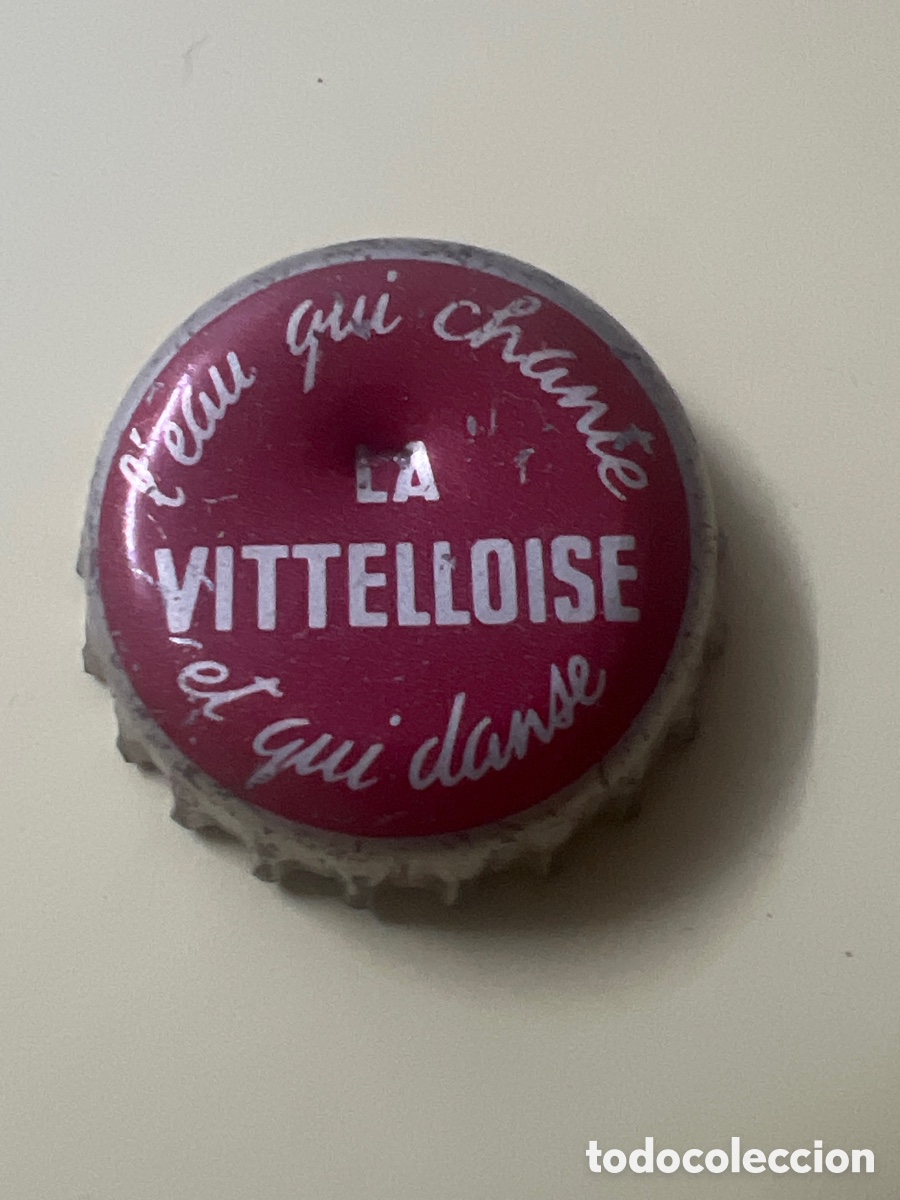 Otras botellas y bebidas antiguas de colecci&oacute;n: T4/X127/L5. CHAPA AGUA - FRANCIA - La Vittelloise L'eau qui Chante et qui Danse