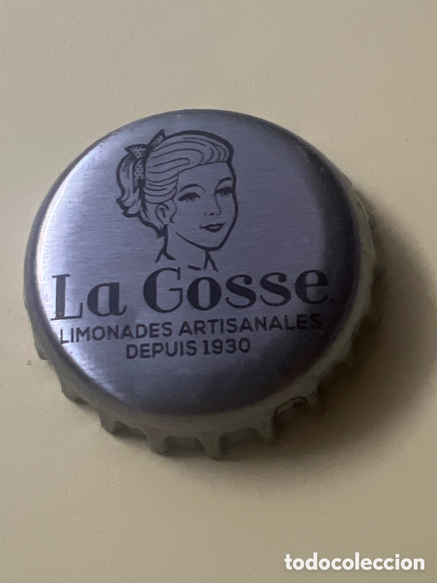 Otras botellas y bebidas antiguas de colecci&oacute;n: T4/X127/M4. CHAPA - Soda/Refresco - FRANCIA - La Gosse LIMONADES ARTISANALES DEPUIS 1930