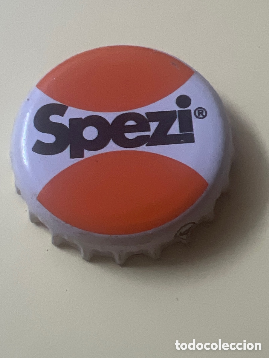Otras botellas y bebidas antiguas de colecci&oacute;n: T4/X127/P3. CHAPA - Soda/Refresco - ALEMANIA - Spezi