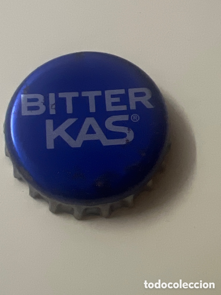 Otras botellas y bebidas antiguas de colecci&oacute;n: E1116. CHAPA REFRESCO - BITTER KAS