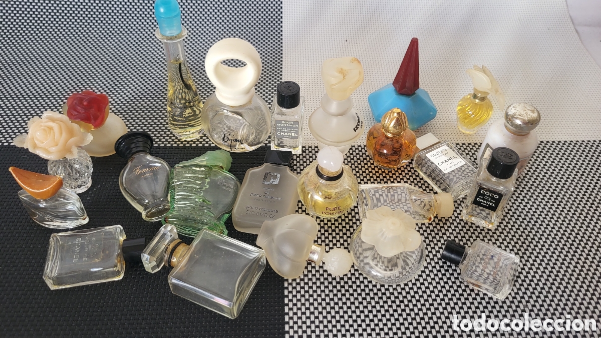 Otras botellas y bebidas antiguas de colecci&oacute;n: Lote varias botellas perfume colecci&oacute;n