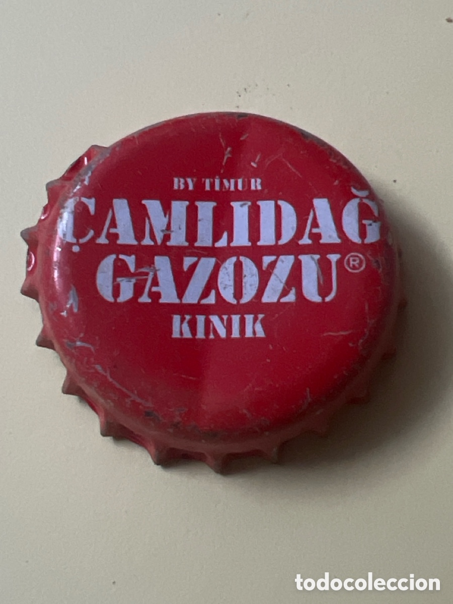 Otras botellas y bebidas antiguas de colecci&oacute;n: T4/X128/B5. CHAPA - Soda/Refresco - Turqu&iacute;a - &Ccedil;amlıdağ Gazozu Kınık by Timur