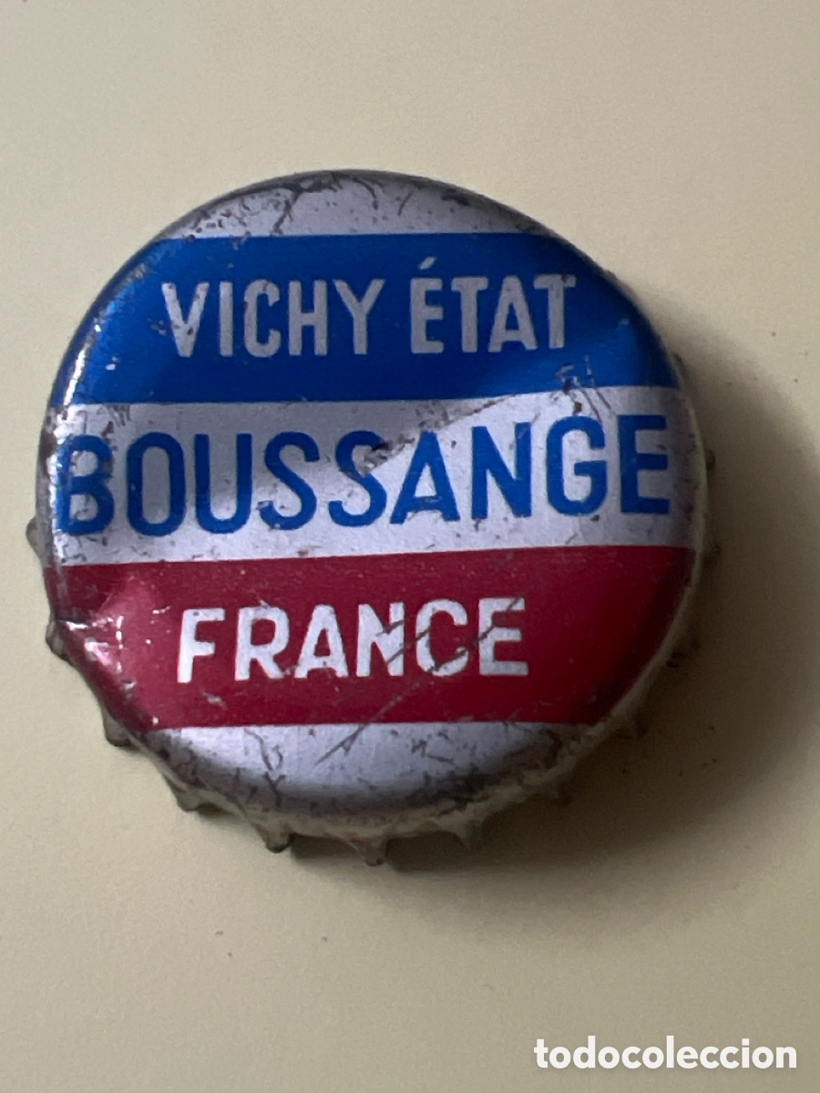 Otras botellas y bebidas antiguas de colecci&oacute;n: T4/X128/C2. CHAPA AGUA - FRANCIA - Vichy &Eacute;tat Boussange France -