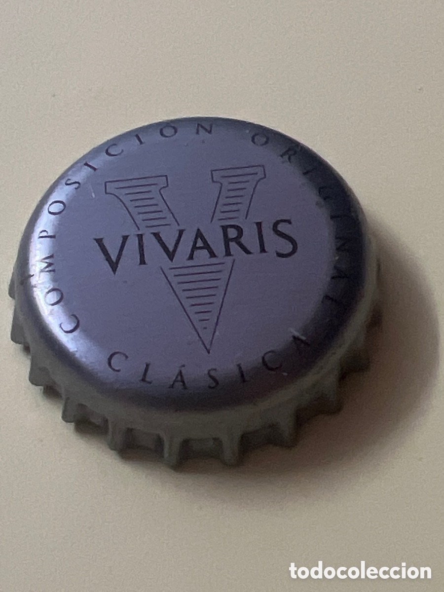 Otras botellas y bebidas antiguas de colecci&oacute;n: T4/X126/G6. CHAPA AGUA VIVARIS
