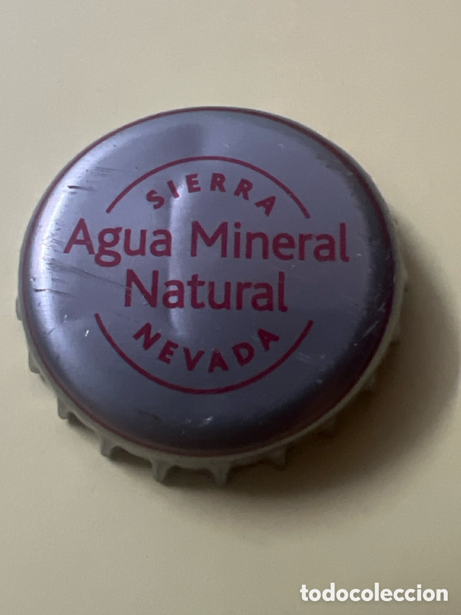 Otras botellas y bebidas antiguas de colecci&oacute;n: T4/X130/F3. TAP&Oacute;N CORONA BOTTLE CAP WATER CHAPA AGUA SIERRA NEVADA