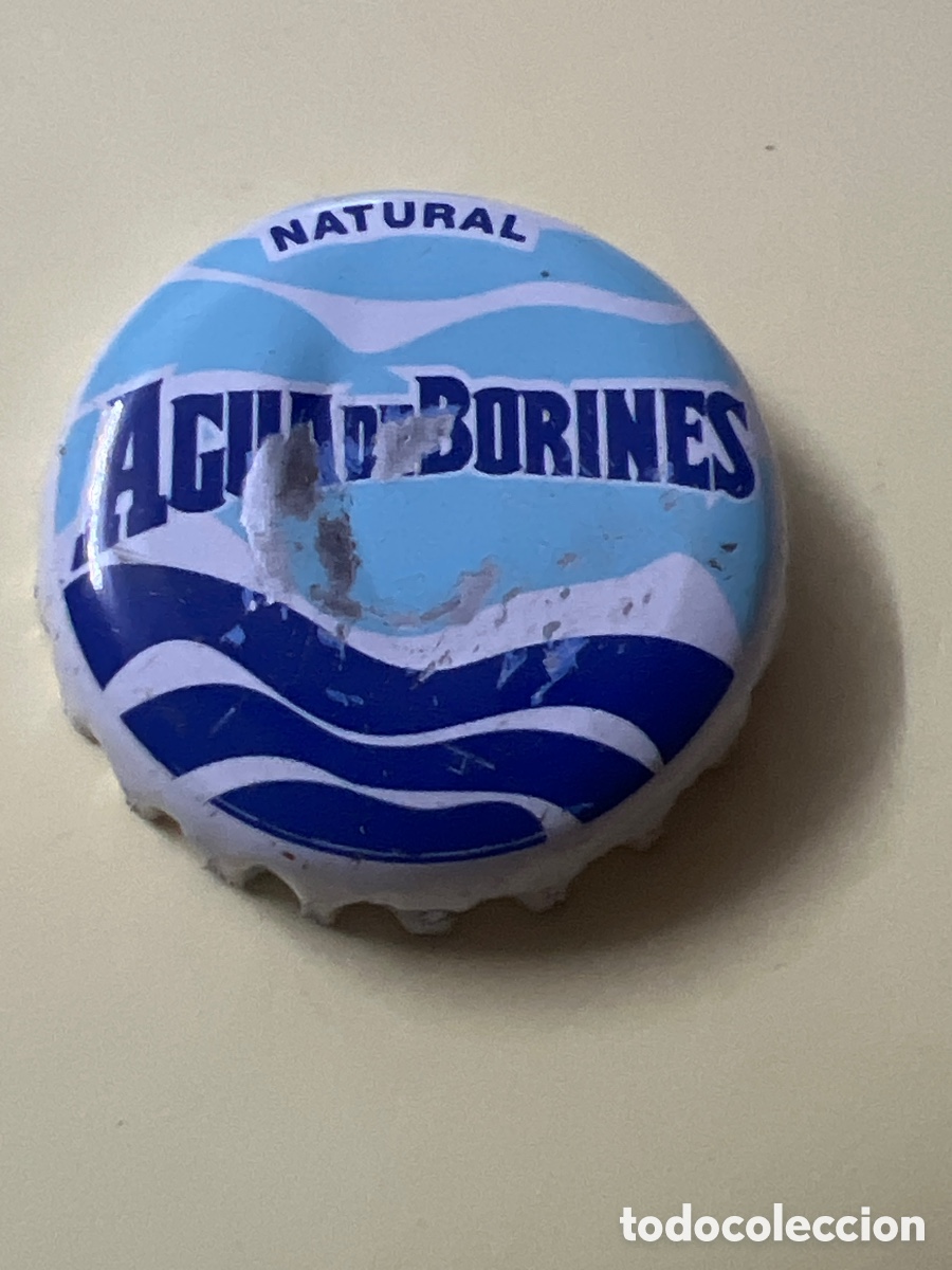 Otras botellas y bebidas antiguas de colecci&oacute;n: T31. CHAPA TAP&Oacute;N CORONA EAU TAPPI WATER AGUA DE BORINES