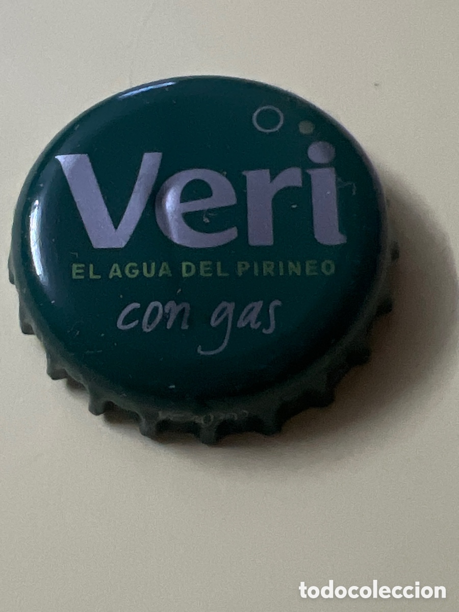 Otras botellas y bebidas antiguas de colecci&oacute;n: T67. Chapa o tap&oacute;n corona de AGUA VERI
