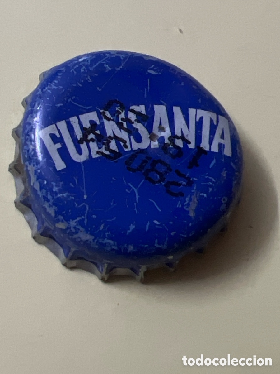 Otras botellas y bebidas antiguas de colecci&oacute;n: T181. Chapa Agua Mineral Natural Fuensanta