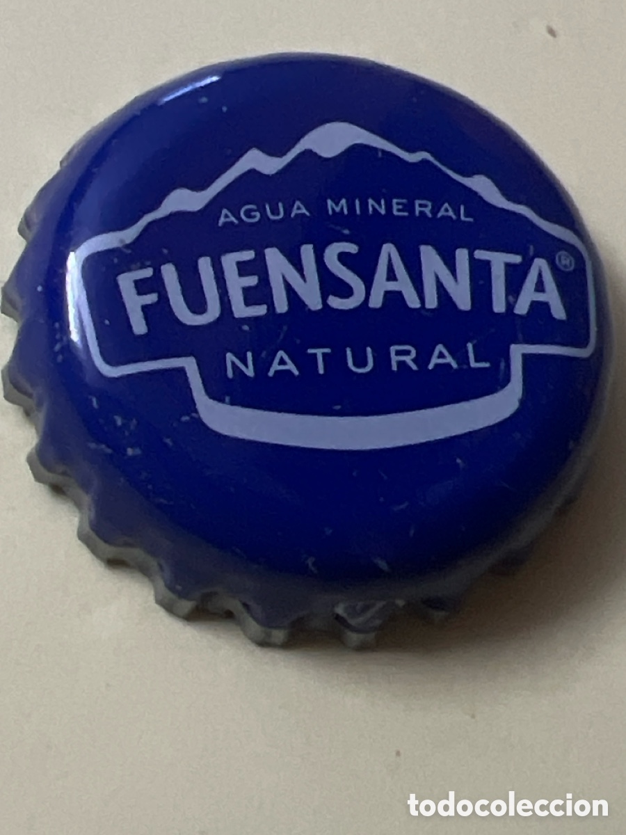 Otras botellas y bebidas antiguas de colecci&oacute;n: T200. TAPON CORONA CAPSULA CHAPA AGUA FUENSANTA (ESPA&Ntilde;A)