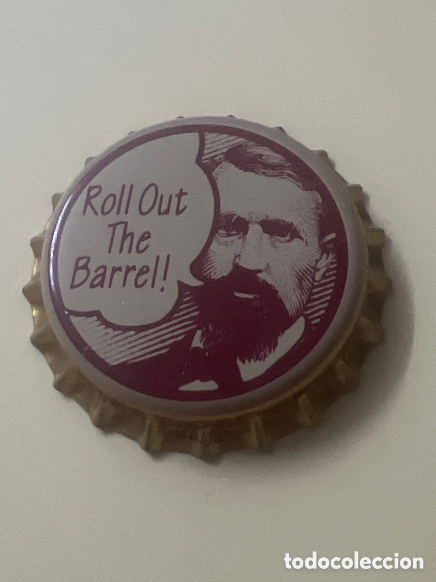 Otras botellas y bebidas antiguas de colecci&oacute;n: Q67. CHAPA - Soda/Refresco - Estados Unidos - Roll out the Barrel!