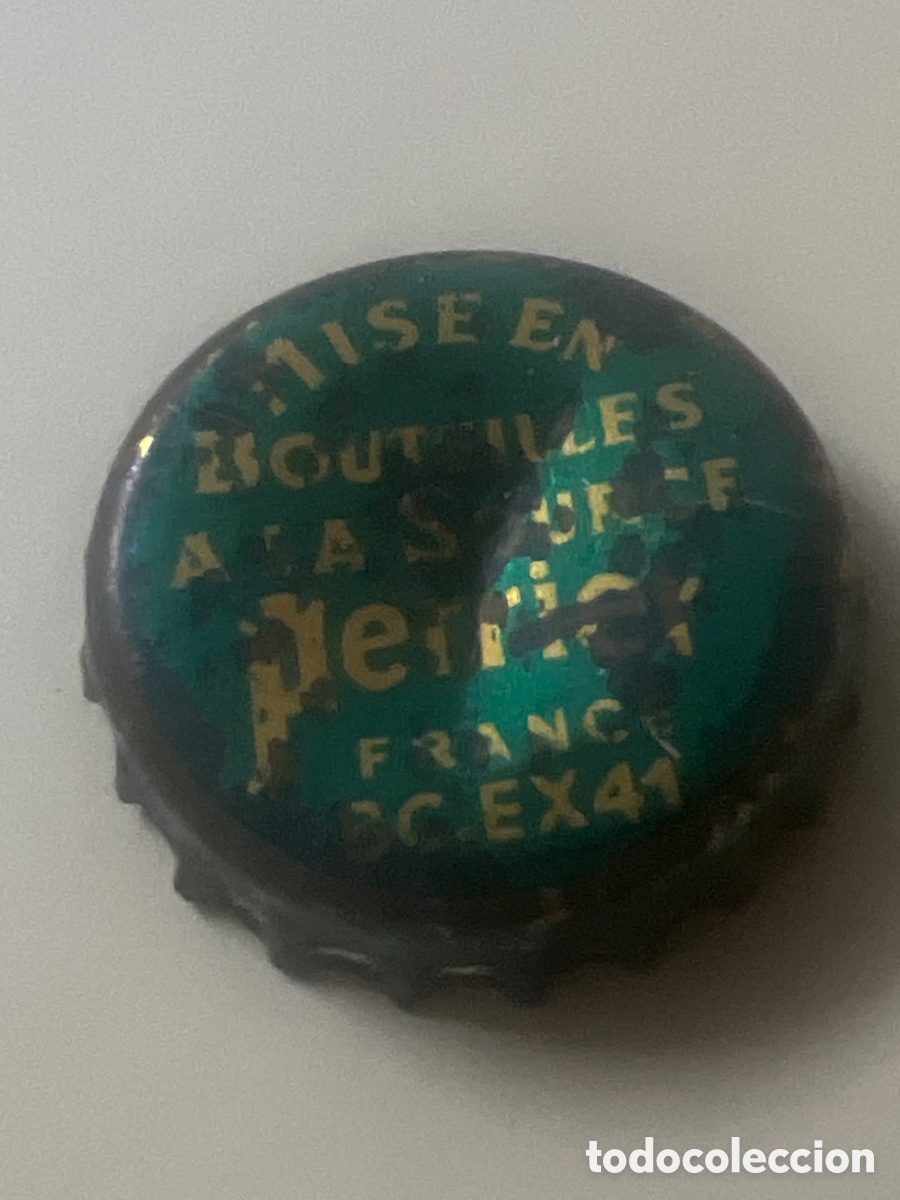Otras botellas y bebidas antiguas de colecci&oacute;n: Q453. CHAPA AGUA - Perrier Mise en Bouteilles a la Source France