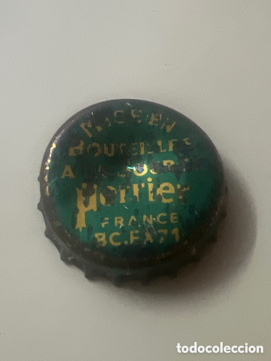 Otras botellas y bebidas antiguas de colecci&oacute;n: B144. CHAPA AGUA - Perrier Mise en Bouteilles a la Source France