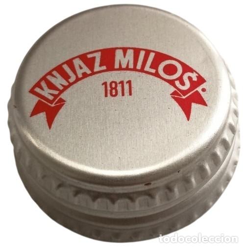 Otras botellas y bebidas antiguas de colecci&oacute;n: Serbie Capsule Aluminium &agrave; visser Eau Min&eacute;ralle p&eacute;tillante Knjaz Milos RP896