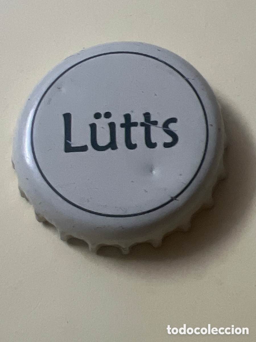 Otras botellas y bebidas antiguas de colecci&oacute;n: T227. CHAPA - Bebida de frutas u hortalizas - ALEMANIA - L&uuml;tts