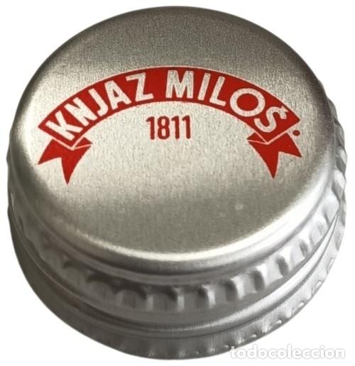 Otras botellas y bebidas antiguas de colecci&oacute;n: Serbia Capsule Aluminium &agrave; visser Eau Min&eacute;ralle p&eacute;tillante Knjaz Milos RP895 tap&oacute;n