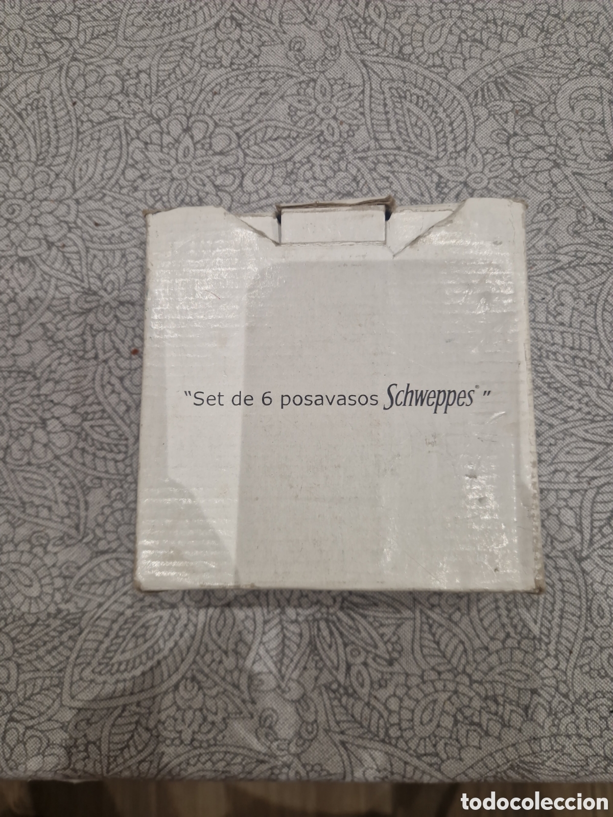 Collecting other Bottles and Drinks: Posavasos Schweppes cristal publicidad Schweppes