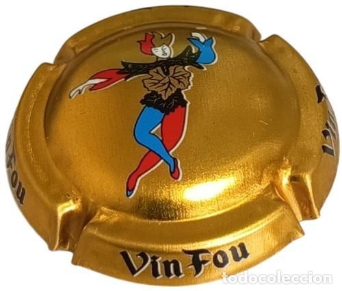Otras botellas y bebidas antiguas de colecci&oacute;n: Francia Capsule Cap plaque muselet Vin Fou Henri Maire Arbois RP848 tap&oacute;n