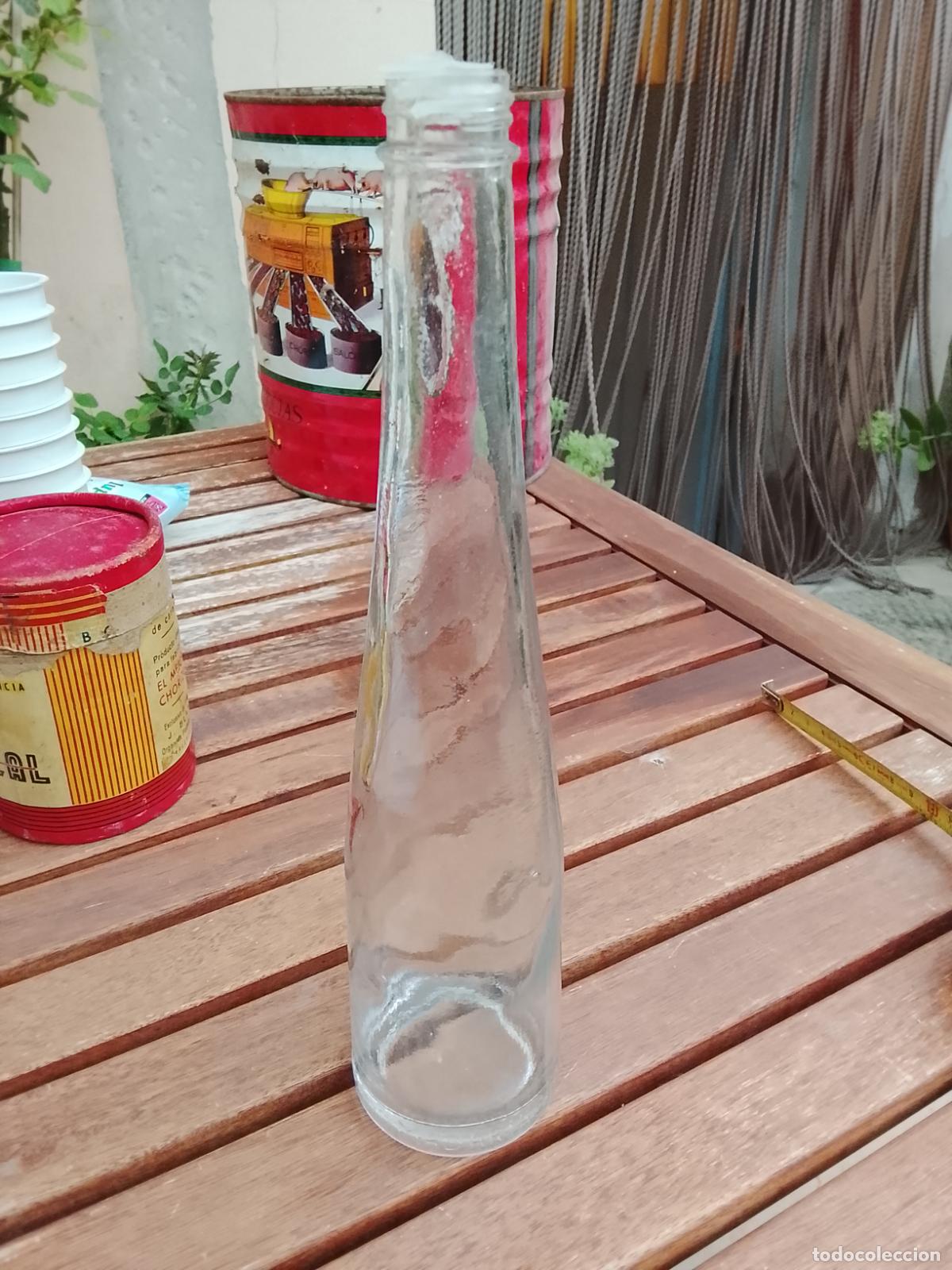 Otras botellas y bebidas antiguas de colecci&oacute;n: Botella Cristal Laboratorios Madariaga - Jarabe Iodarsolo B12 - Con Tap&oacute;n Interno Original