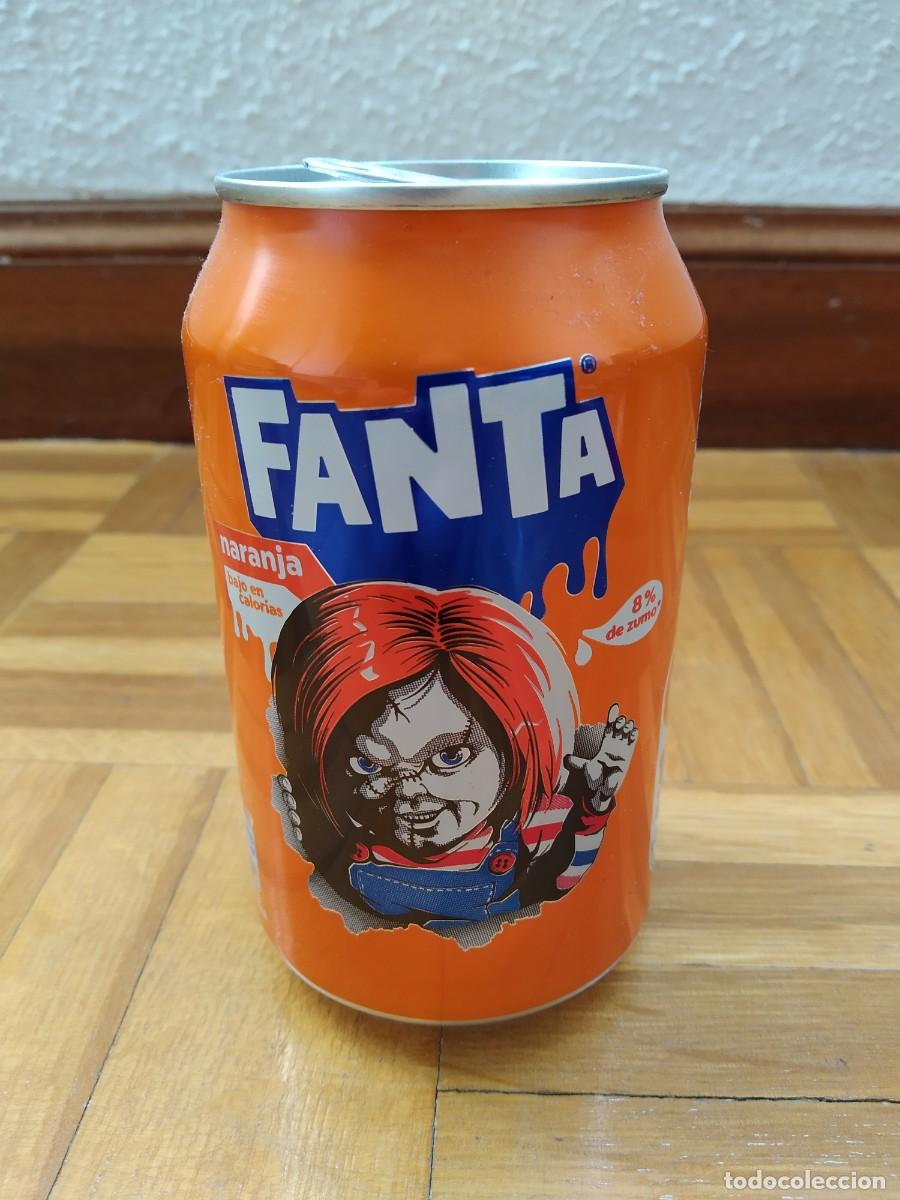 Collecting other Bottles and Drinks: BOTE LATA REFRESCO PELICULA CHUCKY MU&Ntilde;ECO DIABOLICO VER FOTOS