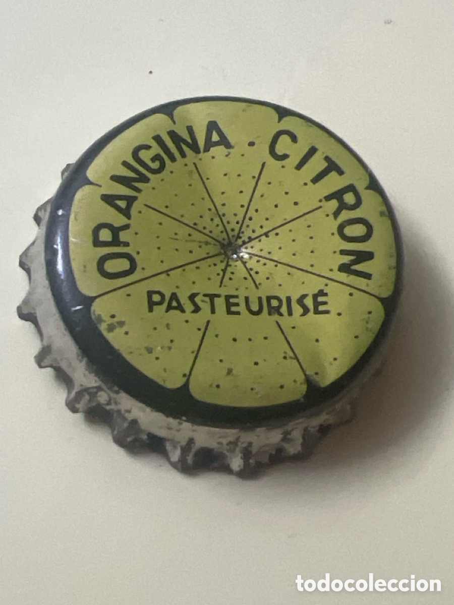 Collecting other Bottles and Drinks: T4/X129/M2. CHAPA - Soda/Refresco - FRANCIA - ORANGINA CITRON PASTEURISE