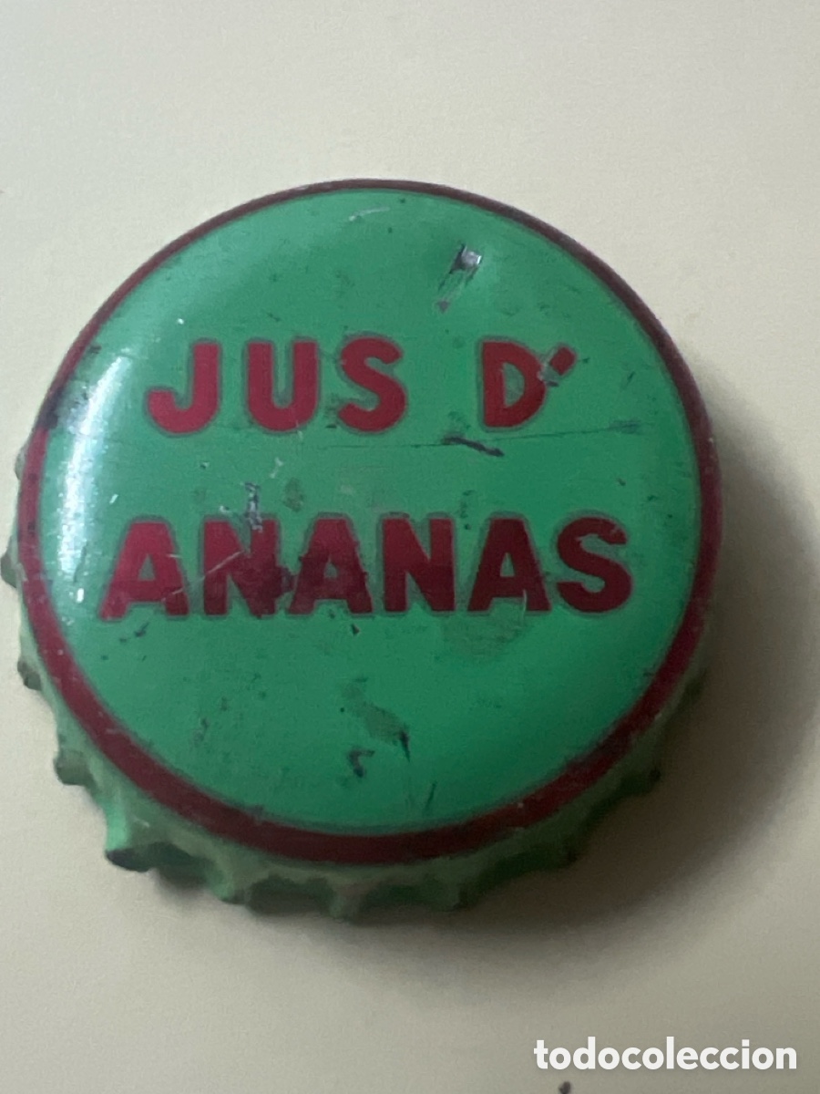 Collecting other Bottles and Drinks: T4/X129/M5. CHAPA - Bebida de frutas u hortalizas - FRANCIA - Jus d' Ananas