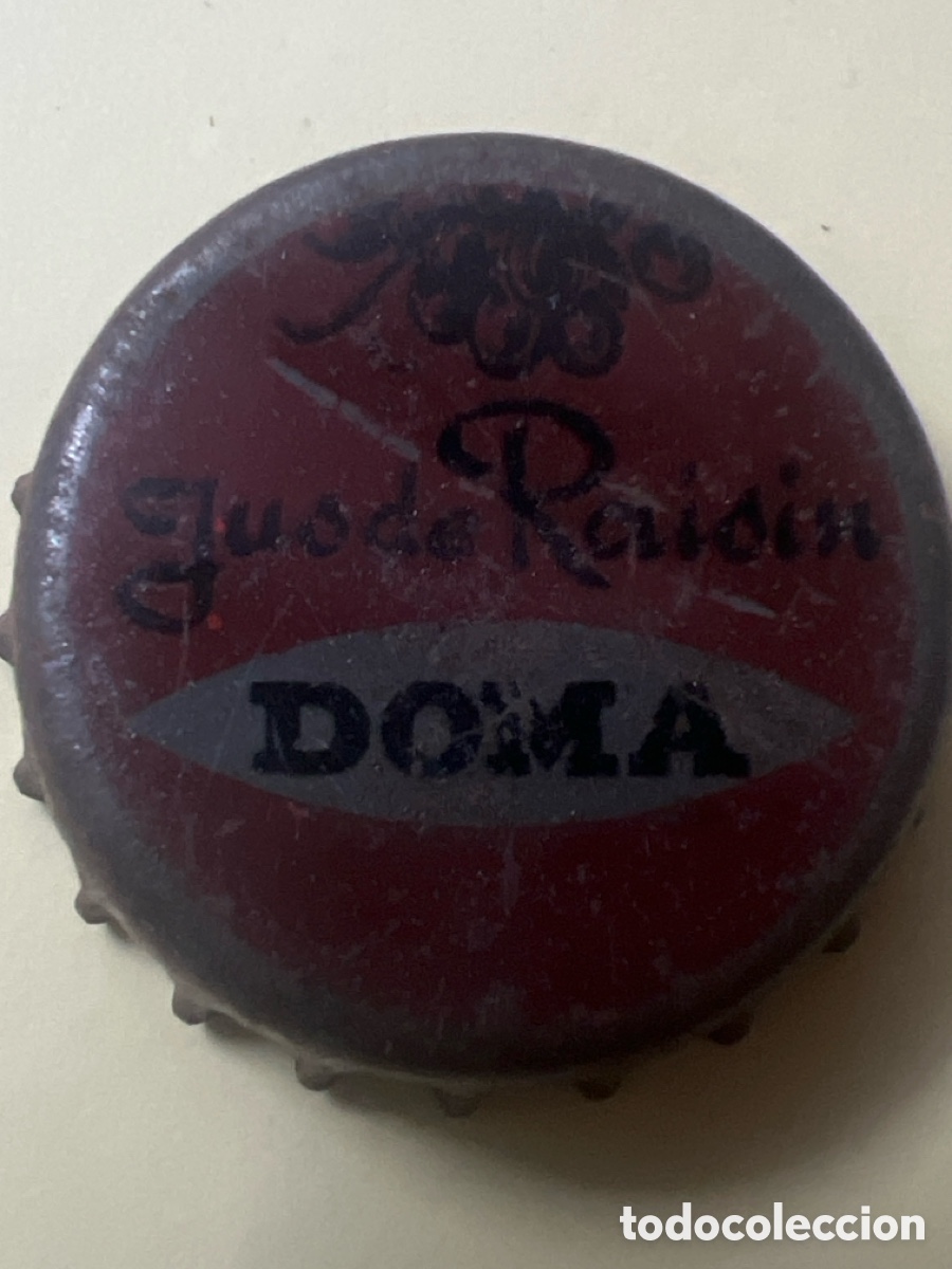 Collecting other Bottles and Drinks: T4/X129/N1. CHAPA - Bebida de frutas u hortalizas - FRANCIA - Doma Jus de Raisin