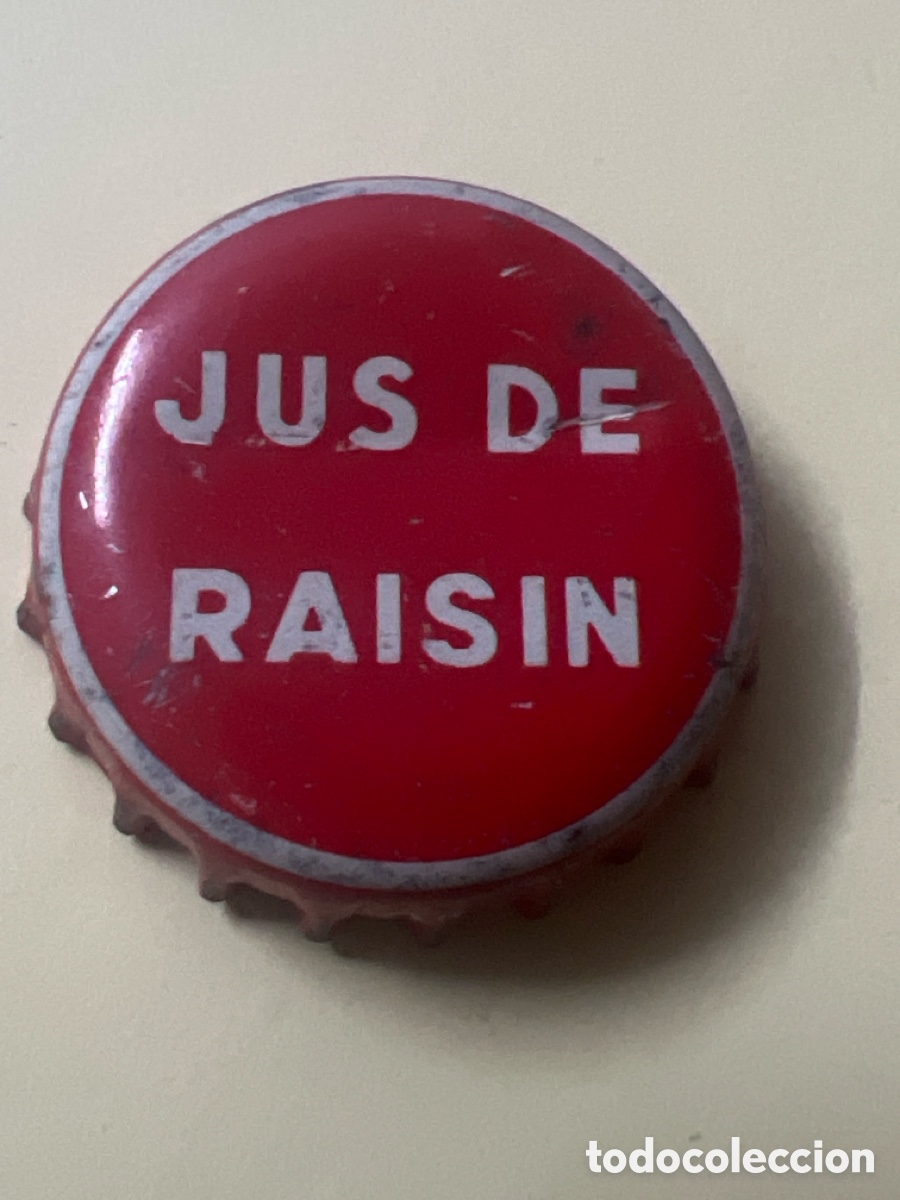 Collecting other Bottles and Drinks: T4/X129/N4. CHAPA - Bebida de frutas u hortalizas - FRANCIA - Jus de Raisin