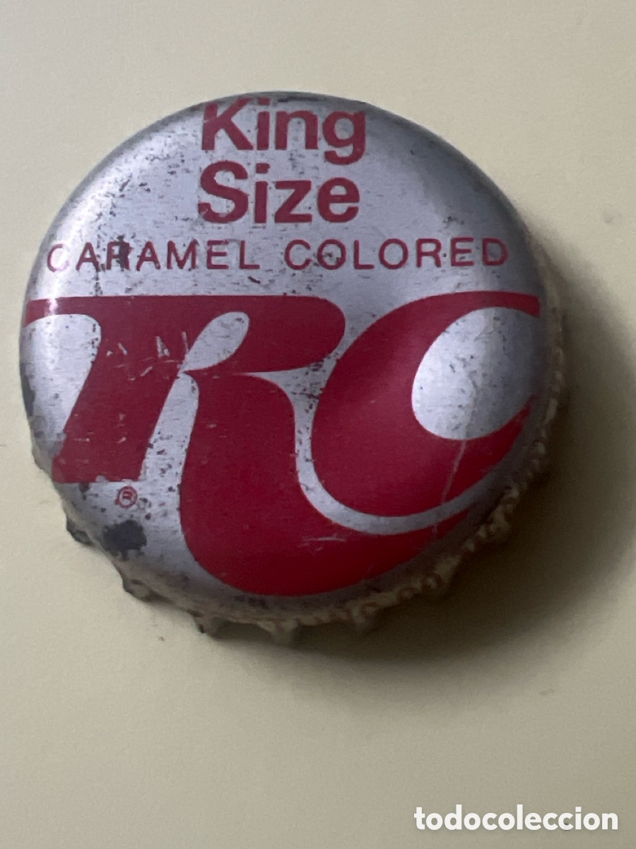 Sammeln andere Flaschen und Getr&auml;nke: T4/X129/Q5. CHAPA - Soda/Refresco - ESTADOS UNIDOS - RC King Size Caramel Colored