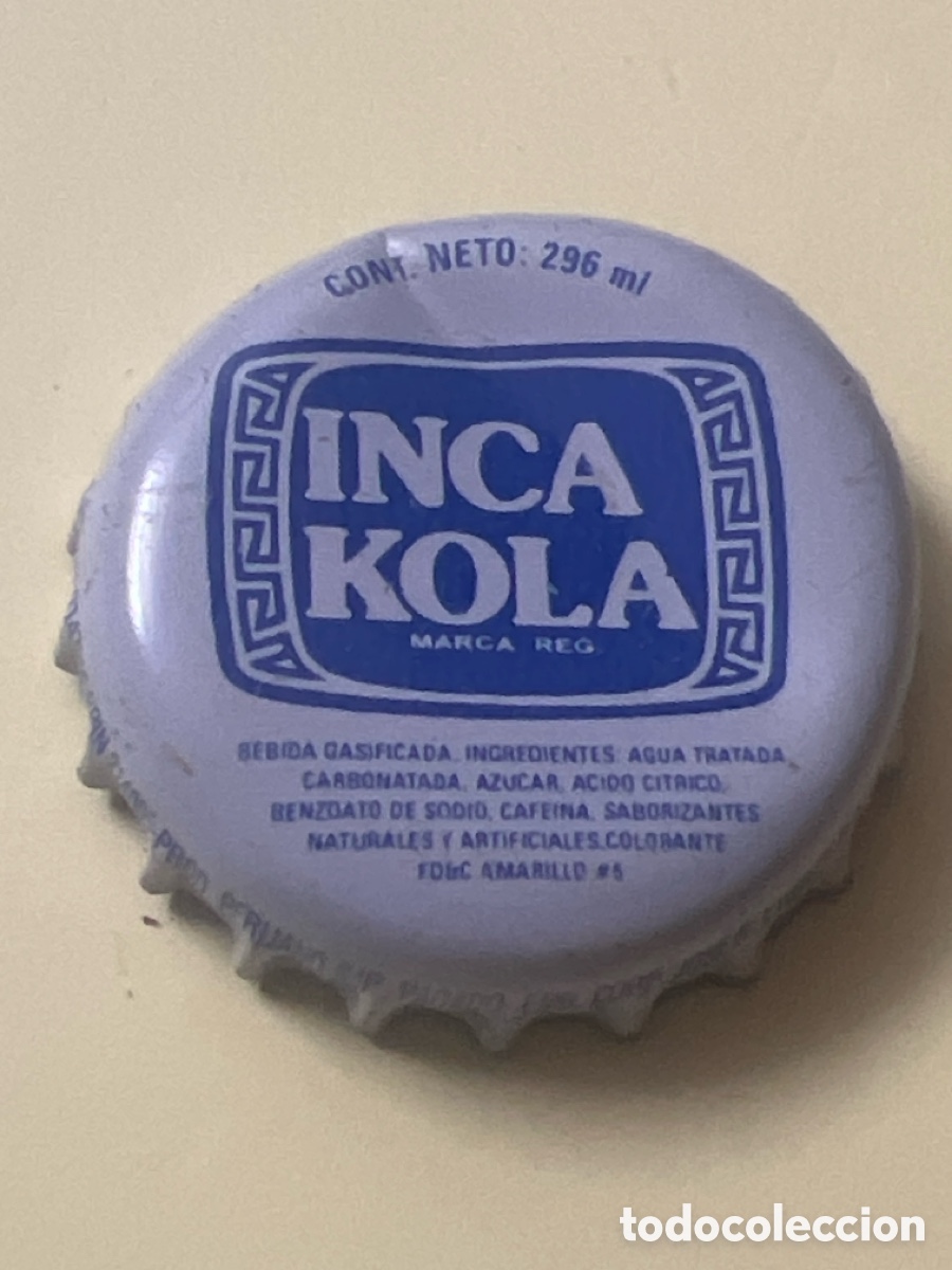 Sammeln andere Flaschen und Getr&auml;nke: T4/X129/Q6. CHAPA - Soda/Refresco - PERU - INCA KOLA