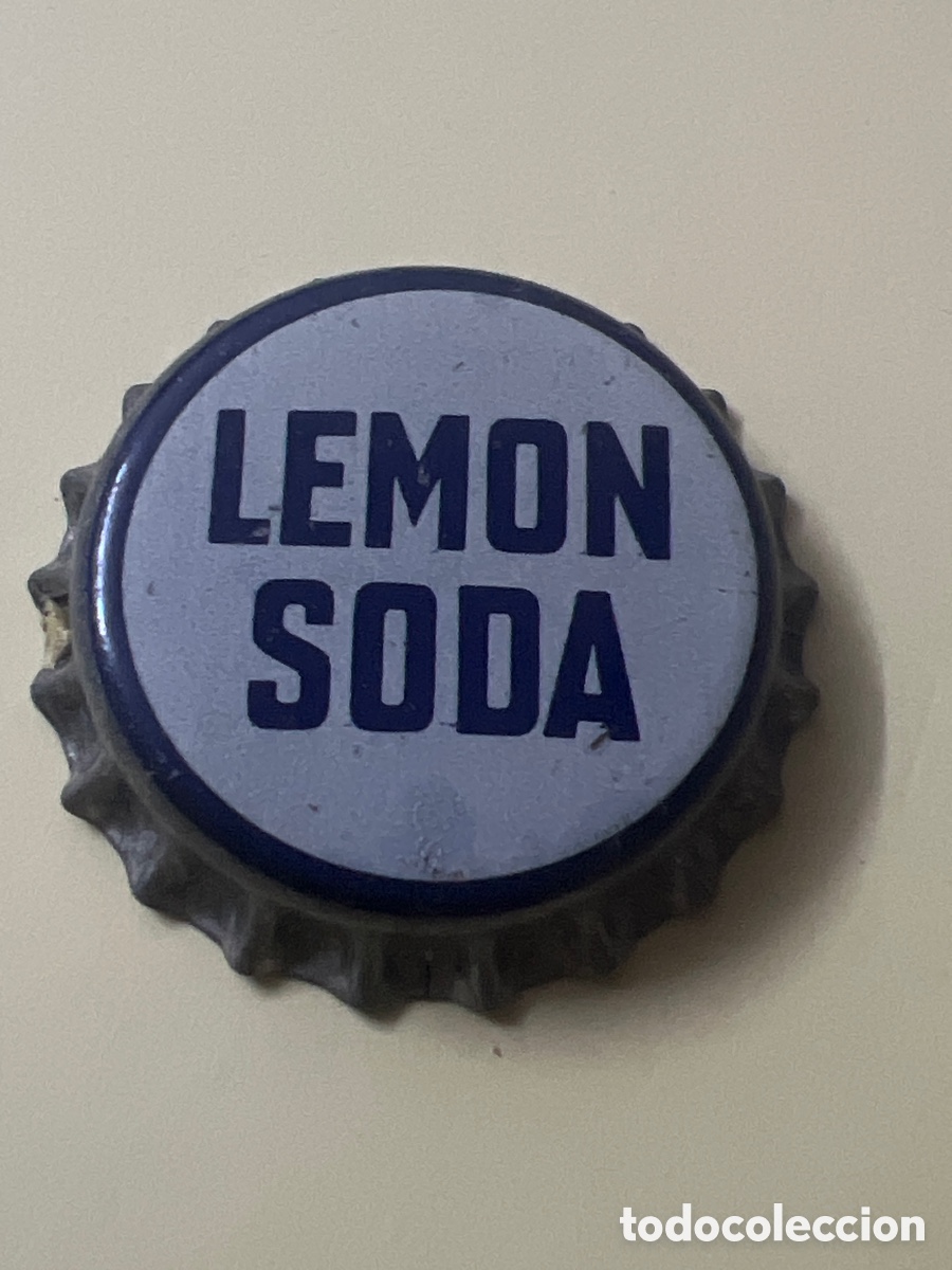 Otras botellas y bebidas antiguas de colecci&oacute;n: T738. CHAPA - Soda/Refresco - Estados Unidos - Lemon Soda