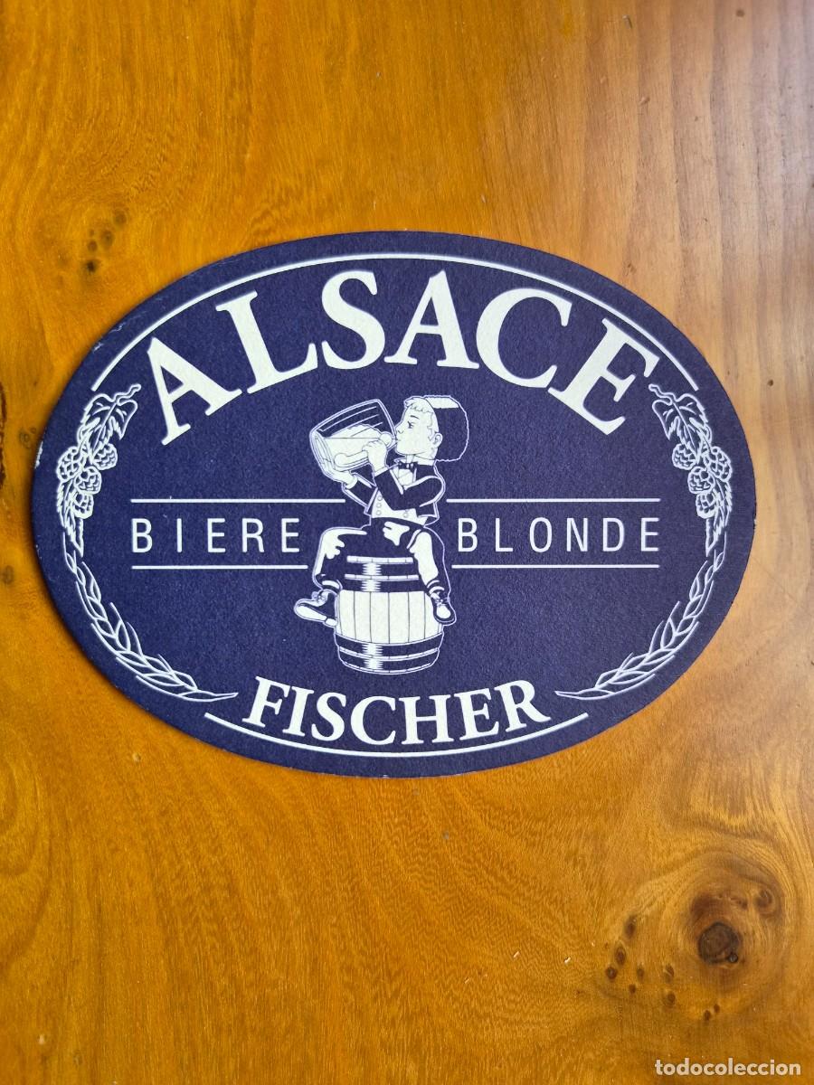 Collectionnisme d'Autres Bouteilles et Boissons : POSAVASOS CERVEZA FISCHER ALSACIA