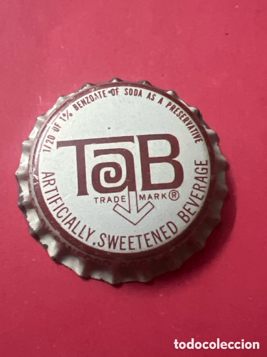 Sammeln andere Flaschen und Getr&auml;nke: Q431. CHAPA - SODA REFRESCO - TaB TRADE MARK &reg; LOW-CALORIE BEVERAGE - ESTADOS UNIDOS