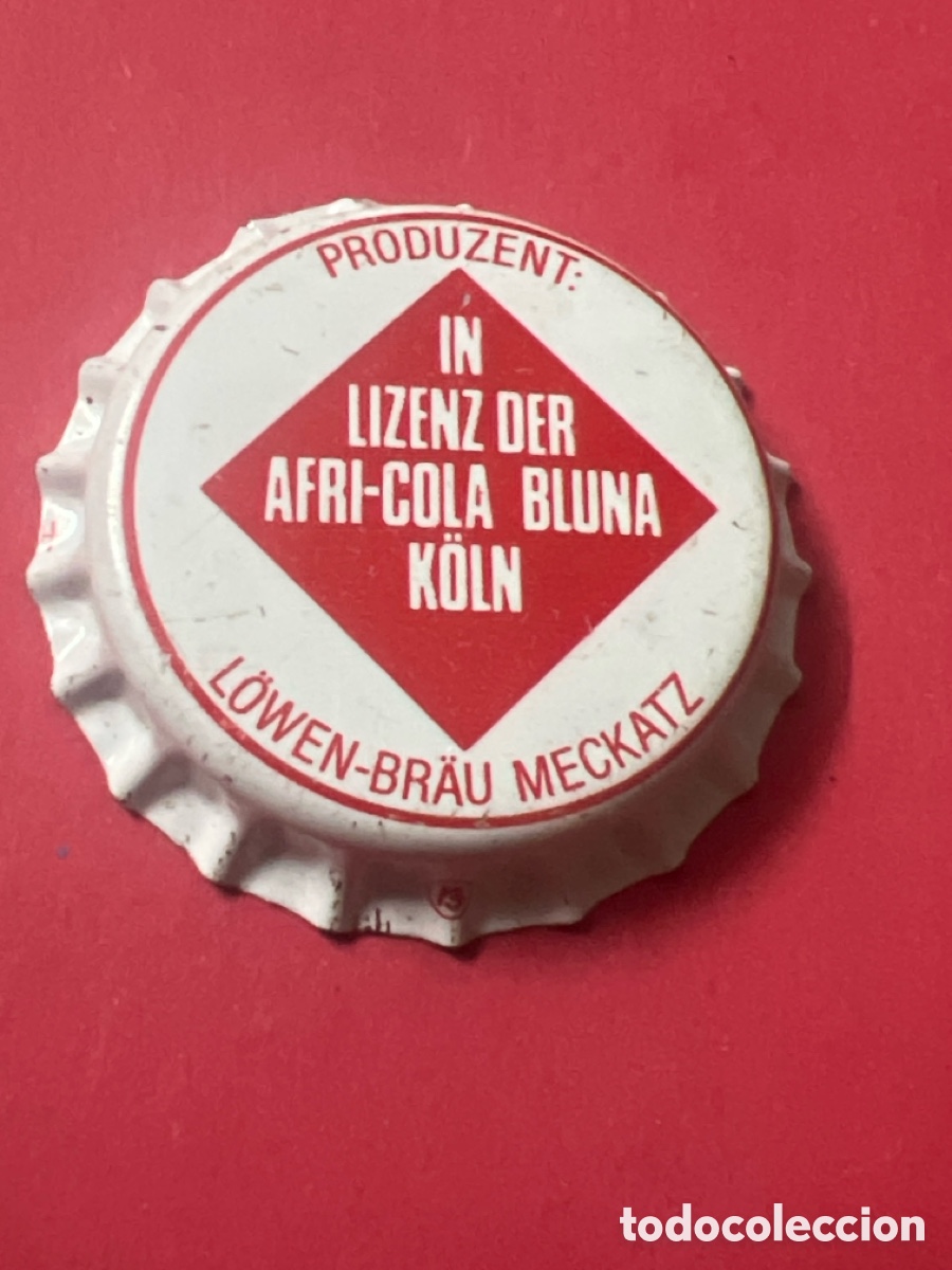 Otras botellas y bebidas antiguas de colecci&oacute;n: T211. CHAPA - Soda/Refresco - In Lizenz der Afri-Cola Bluna GmbH K&ouml;ln Produzent: L&ouml;wen-Br&auml;u Meckatz