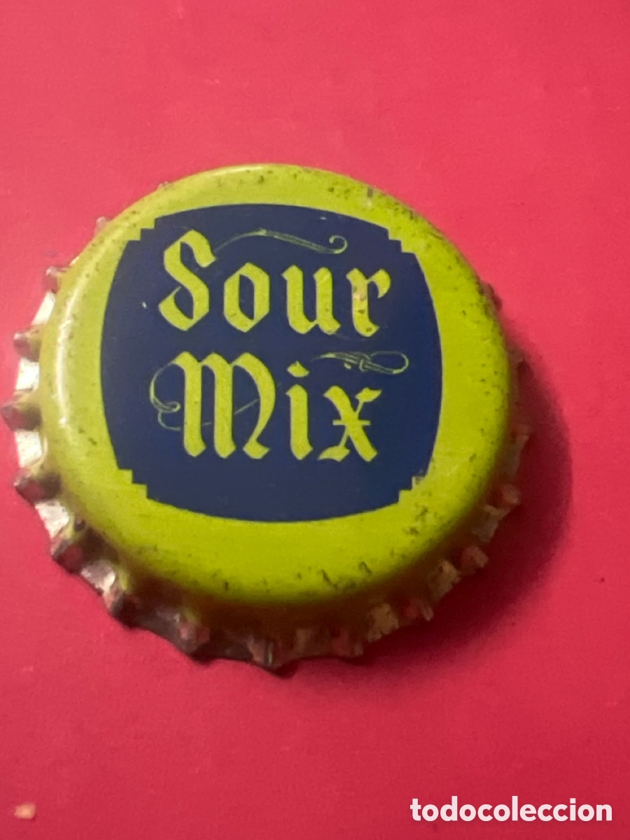 Otras botellas y bebidas antiguas de colecci&oacute;n: H298. CHAPA - Soda/Refresco - Estados Unidos - Sour Mix