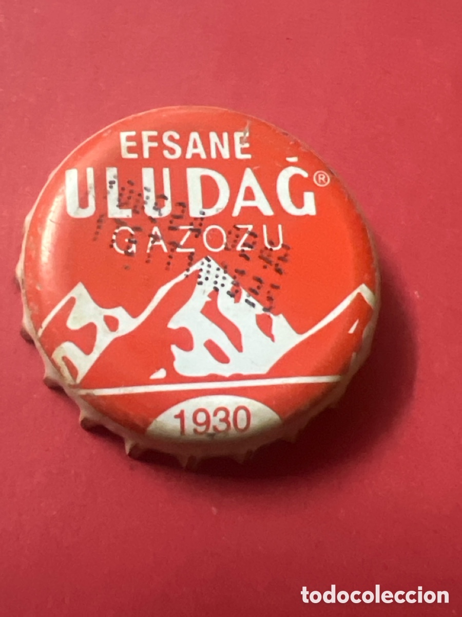 Otras botellas y bebidas antiguas de colecci&oacute;n: H363. CHAPA - Soda/Refresco - Turqu&iacute;a - EFSANE ULUDAĞ GAZOZU 1930