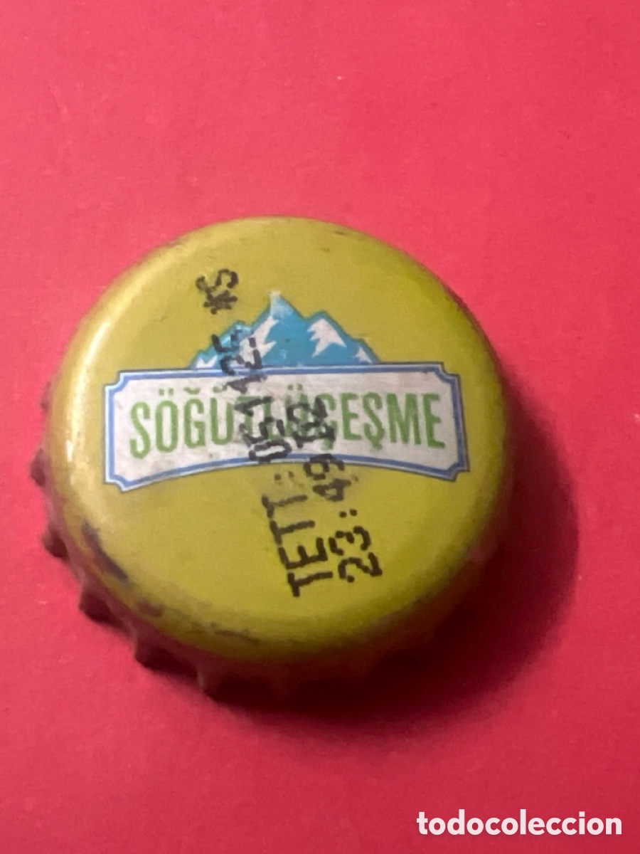 Otras botellas y bebidas antiguas de colecci&oacute;n: H400. CHAPA - Soda/Refresco - Turqu&iacute;a - S&ouml;ğ&uuml;tl&uuml;&ccedil;eşme