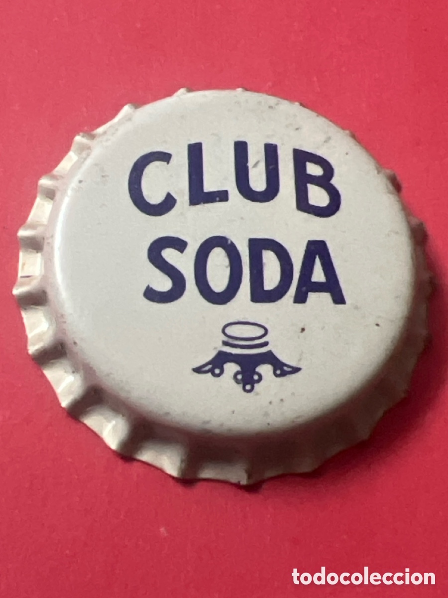 Otras botellas y bebidas antiguas de colecci&oacute;n: B202. CHAPA - Soda/Refresco - Estados Unidos - Club Soda