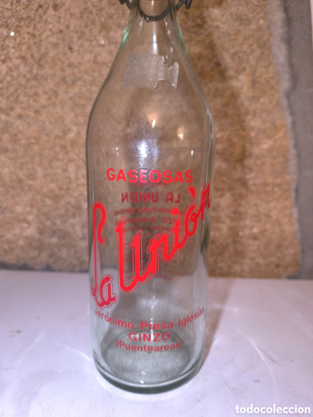 Collezionismo di Altre Bottiglie e Bevande: Botella antigua de gaseosa