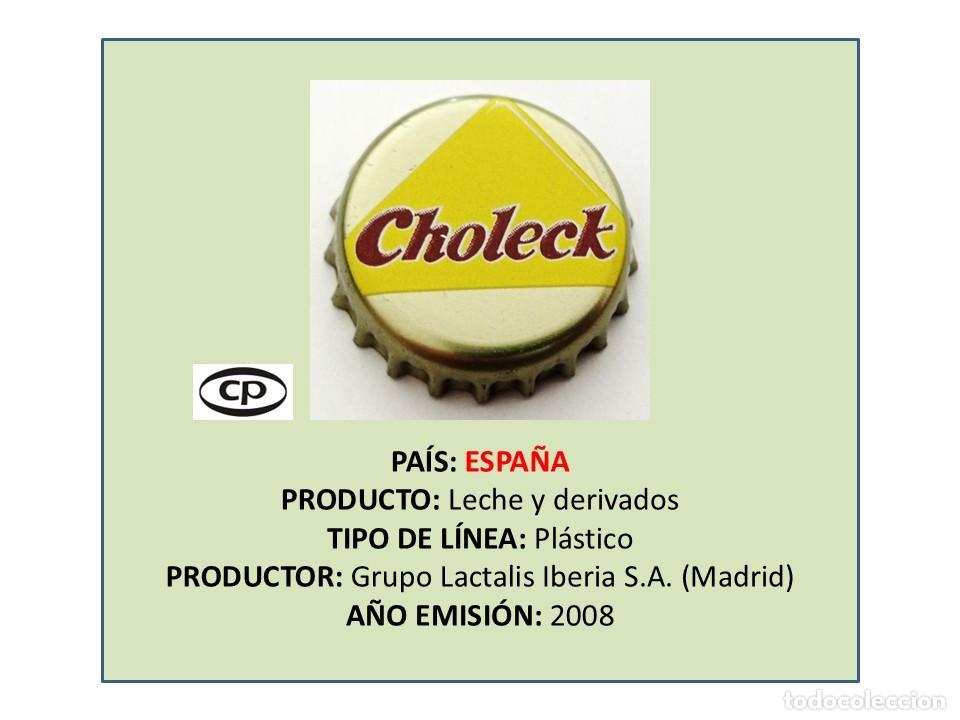 Otras botellas y bebidas antiguas de colecci&oacute;n: TAPON CORONA CAPSULA CHAPA BATIDO CHOLECK (ESPA&Ntilde;A)