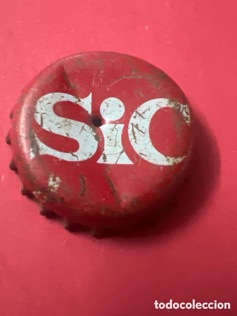 Otras botellas y bebidas antiguas de colecci&oacute;n: B41. CHAPA - Soda/Refresco - Francia - SIC