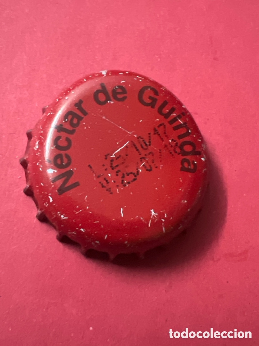 Otras botellas y bebidas antiguas de colecci&oacute;n: T4/X124/A1. CHAPA - Soda/Refresco - BOLIVIA - N&eacute;ctar de Guinda