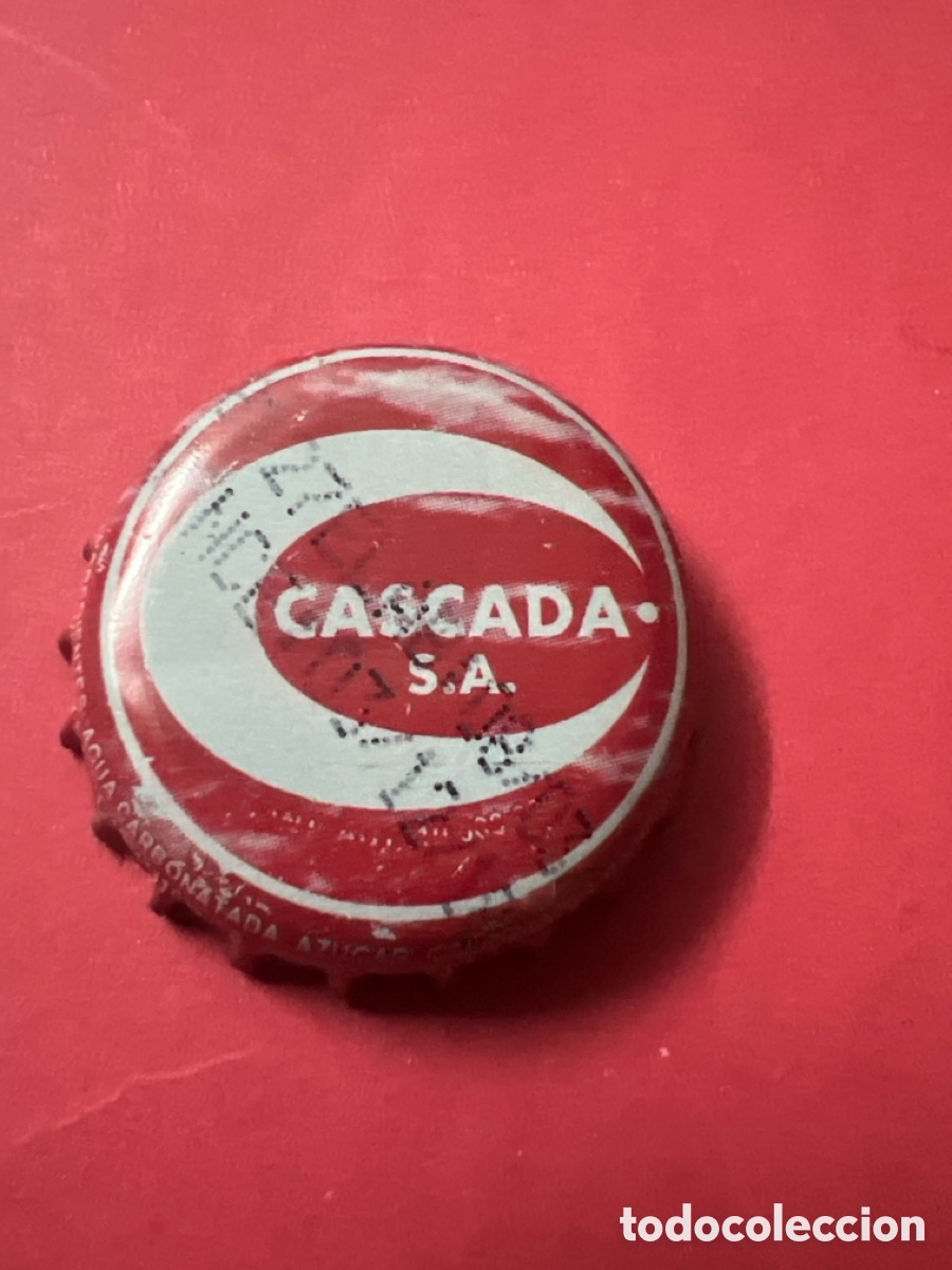Otras botellas y bebidas antiguas de colecci&oacute;n: T4/X124/A2. CHAPA - Soda/Refresco - BOLIVIA - CASCADA S.A.