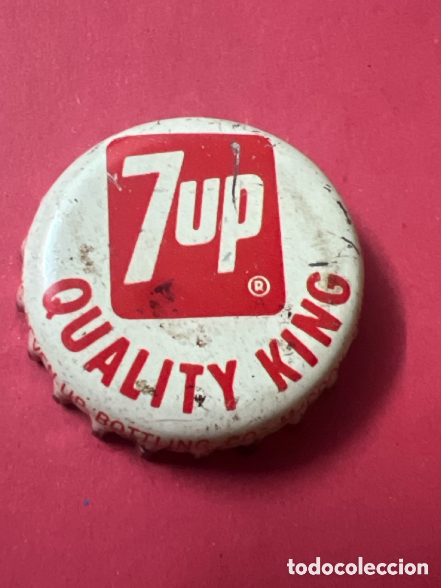 Otras botellas y bebidas antiguas de colecci&oacute;n: T4/X124/C1. CHAPA - Soda/Refresco - Estados Unidos - 7up Quality King