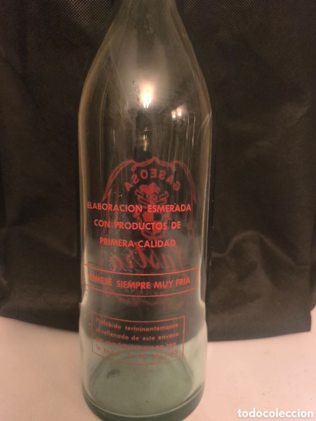 Otras botellas y bebidas antiguas de colecci&oacute;n: Botella antigua de gaseosa - Foto 2