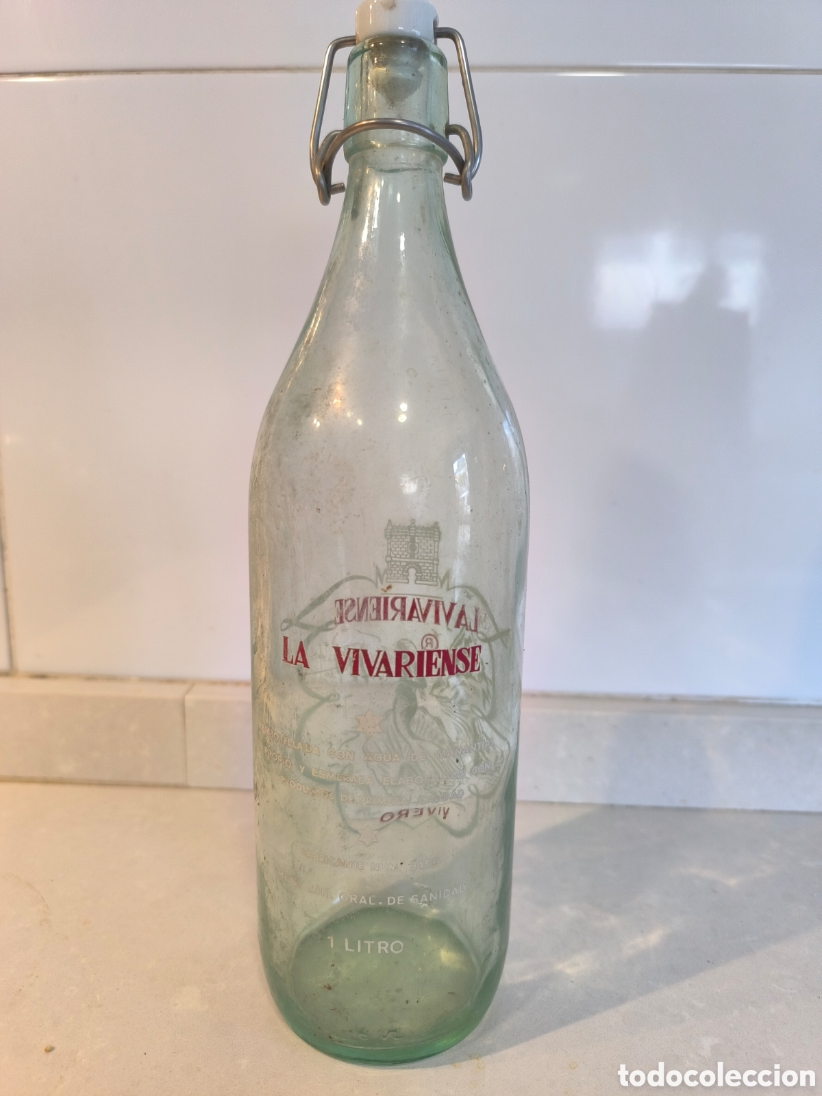 Otras botellas y bebidas antiguas de colecci&oacute;n: Botella de gaseosa antigua - Foto 2
