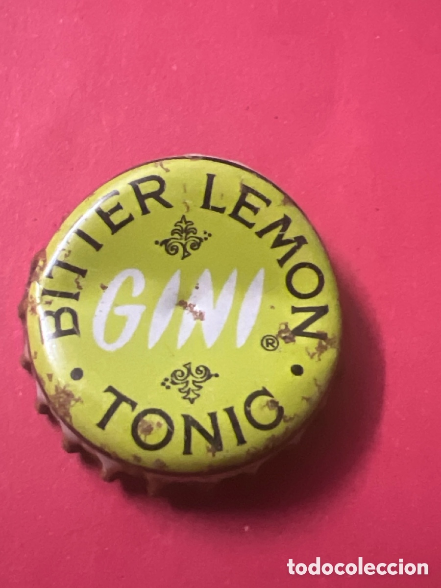Otras botellas y bebidas antiguas de colecci&oacute;n: T4/X122/A2. CHAPA BITTER LEMON TONIC