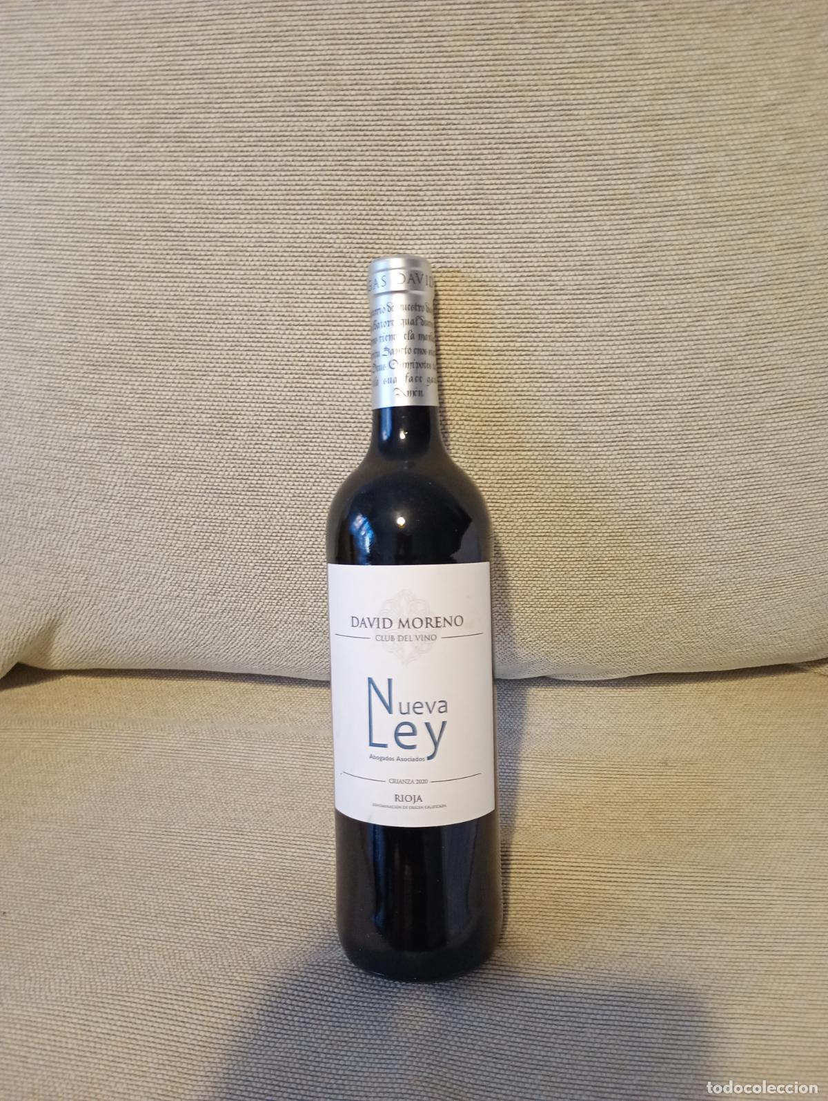 Otras botellas y bebidas antiguas de colecci&oacute;n: BOTELLA DE VINO DE RIOJA NUEVA LEY