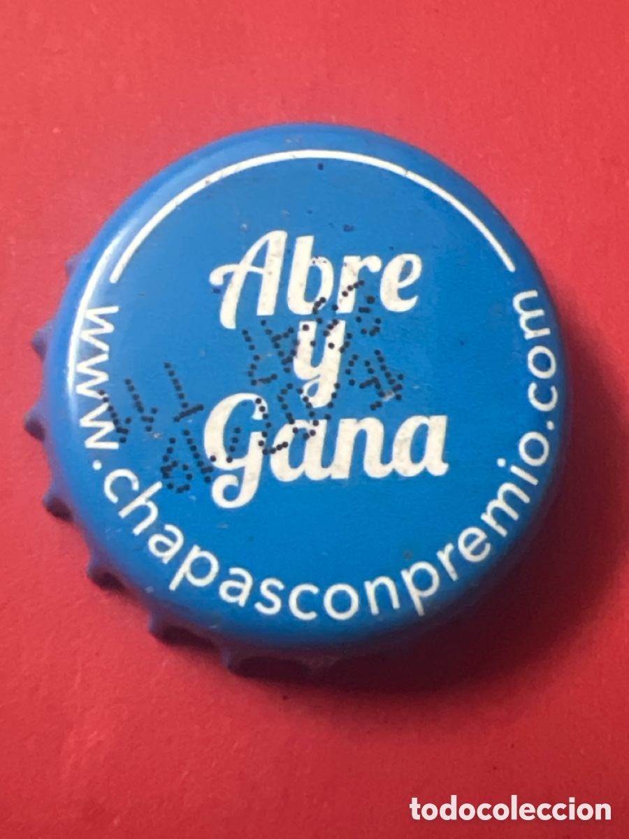 Otras botellas y bebidas antiguas de colecci&oacute;n: T4/X123/A3. CHAPA - Soda/Refresco - ESPA&Ntilde;A - Abre y Gana www.chapasconpremio.com