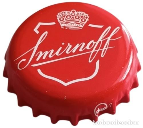 Otras botellas y bebidas antiguas de colecci&oacute;n: Capsule Crown Cap Smirnoff rouge RP1008 tap&oacute;n corona